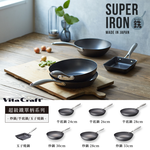【vitacraft】日本製窒化鐵 無塗層單柄鐵炒鍋 30cm(Super Iron系列), , large