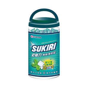 【五洲生醫】SUKIRI史奇力酷涼勁爽薄荷錠 精緻桶(84.5g)