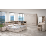 【唯熙傢俱】肯尼斯鋼刷白2.7尺衣櫃, , large