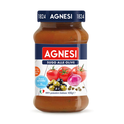 Agnesi 義大利蕃茄橄欖麵醬 400g