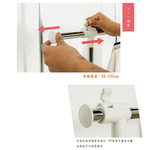 【Y HOUSE】Macaron pink double-rod hanger, open hanger, clothes rail - blue, , large