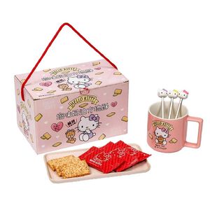 Kitty cube cake gift box
