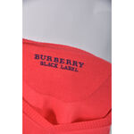 (L) burberryv領紅色長袖上衣二手衣, , large