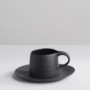 Ripple Cappuccino Set-black
