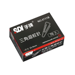 【SDI 手牌】 25.4mm 三角 迴紋針 紙盒  70支入 盒 10盒 /組 0731B, , large