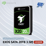 昌運監視器 Seagate希捷 EXOS SATA 20TB 企業級硬碟(ST20000NM007D) 新型號出貨, , large
