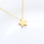 【Angel & Me】小王子 星星 s925 純銀厚鍍24k純金 項鍊 生日禮物, , large