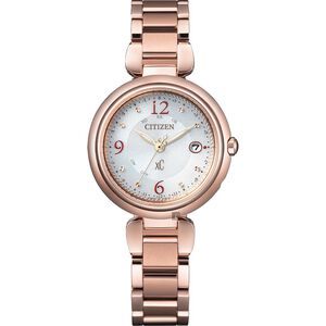 CITIZEN 星辰 XC 廣告款鈦金屬光動能電波女錶 ES9468-51A 【Hebe廣告款】
