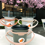 [HhL] 拎杯2.0-矽膠防水飲料提袋 | 濃茶系3入優惠組, , large