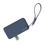 【amuok】COMPACT STRENGTH Charger with Power Bank for Type-C(Blue), , large