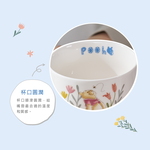 Disney迪士尼 花草維尼彩釉大容量陶瓷馬克杯500ml(可當湯杯/彩色禮盒)-蜜粉, DSM-TM7698P蜜粉, large