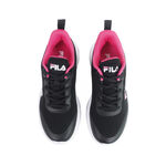 Kixpress-Fila Skyway 女 運動休閒鞋 舒適 百搭 黑 桃紅 [5-J315X-021], , large