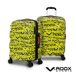 【PANTHEON PLAZA】展示品限量出清 V-ROOX EXPRESS 21 24 29吋 個性LOGO涂鴉行李箱 可擴充式硬殼拉鏈行李箱 四色可選, , large