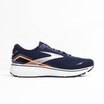 Brooks Ghost 15 男 慢跑鞋 運動 路跑 寬楦 透氣 柔軟 緩震 深藍 橘 [1103932E439], , large