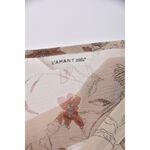 (L) lamant韓牌碎花透紗粉色長袖上衣二手衣, , large