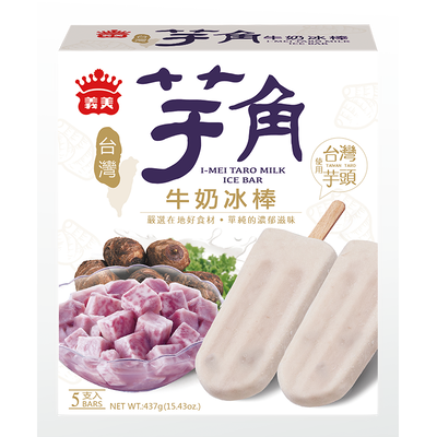 義美台灣芋角牛奶冰棒87.5gx5