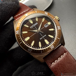 [星晴錶業]CITIZEN手錶,42mm,CI00020古銅色錶面古銅色錶殼咖啡色真皮皮革錶帶款, , large