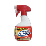 [日日好物]日本第一石鹼-浴廁免刷洗強效除霉去污除垢鹼性濃密泡沫噴霧清潔劑400ml/紅瓶(浴室牆壁,磁磚縫隙,馬桶,門窗框,橡膠墊圈全面洗淨), , large