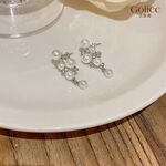 【Gulicc 】古莉可 耳環 法式 復古珍珠鋯石耳環, , large