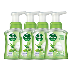 [Dettol 滴露]滋潤蘆薈泡沫潔手液250ml (4入組)