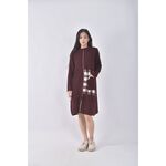 (L) 格紋紅色洋裝二手衣, , large