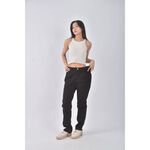 (XL) 丹寧牛仔質感黑色長褲二手衣, , large