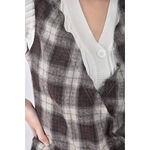 (L) 棉質綁帶棕色長裙二手衣, , large