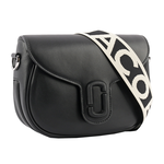 MARC JACOBS THE MESSENGER 翻蓋馬鞍斜背包/黑色, , large