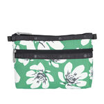 Lesportsac Cosmetic Clutch 雙層拉鍊化妝包 / 翠綠花園, , large