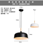 [Honey Comb]北歐風餐廳單吊燈 黑色(KC1459), , large