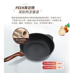 【美國MotherGoose 鵝媽媽】皮克超銀石IH導磁超硬不沾湯鍋18cm 不沾鍋 湯鍋, , large