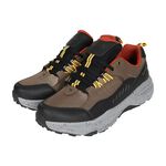 DIADORA迪亞多那 防潑水寬楦越野鞋 男運動鞋 男鞋 登山鞋 反光 透氣 保護後跟 足弓支撐 高彈 止滑 咖啡 丈青, , large