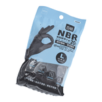 百研/黑色NBR耐油手套-L-20枚入-6包, , large