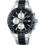 SEIKO 精工 直條紋三眼計時手錶-41mm 8T67-00Y0D(SBTR043J), , large