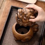 【A&R】招財開運  貔貅香爐  - 古黃貔貅, , large