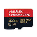 【SanDisk】 Extreme PRO 32G UHS-I V30 A1 U3 microSDHC 記憶卡, , large