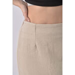 (F) 質感素面杏色長裙二手衣, , large