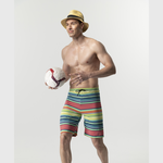 MONINA  MIT  Big men beach swim trunks -M, , large
