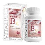[佑全保健藥妝] VITALPLUS維生素B群+C膜衣錠60錠/瓶, , large