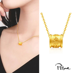 【Prisme Gold】黃金項鍊 六字真言 鍊墜項鍊 (金重：約0.05錢±0.02), , large
