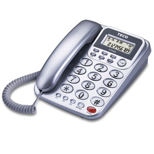 東元 來電顯示有線電話機XYFXC302(顏色隨機出貨，實際出貨依店內庫存色為主)