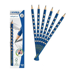 【LYRA】GROOVE slim 三角洞洞鉛筆 1760100-HB / 1760102-2B 細 12入 /盒, , large