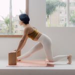 USHaS 丨TravelLite Yoga Mat 6mm, 蜜桃粉橘, large