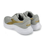 DIADORA迪亞多那 義大利進口 超輕量慢跑鞋 女運動鞋 女鞋 休閒鞋 簡約 時尚 金色 透氣 彈性 吸震 止滑 灰金, , large