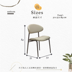 【Hampton 漢汀堡】曰得餐椅-深灰-2入組, , large