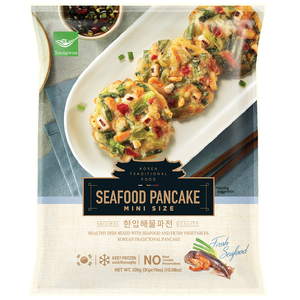 Mini seafood pancake