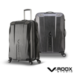 【PANTHEON PLAZA】展示品限量出清  V-ROOX GTS LIGHT 26吋 極速超跑 輕量拉鍊行李箱 GTS-59169 黑拉絲, , large