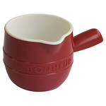 Ceramic Style Plastic Sauce Pot (Red), , large