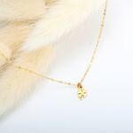 【Angel & Me】幸運草 s925 純銀 厚鍍 24k純金 項鍊 生日禮物, , large