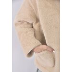 (XL) muura排扣棕色外套二手衣, , large